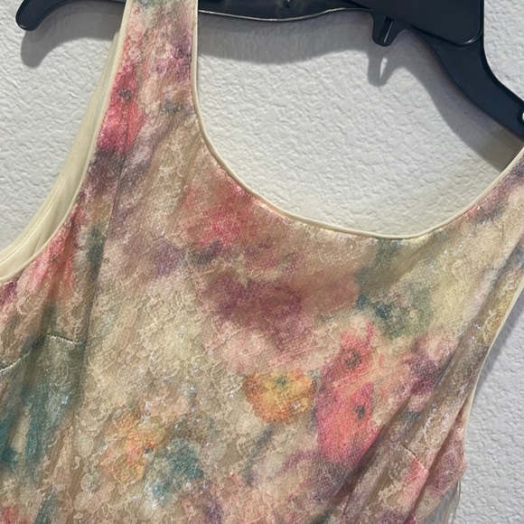 Colorful lace sequins dress - Picture 3 of 4